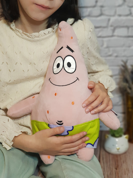 Peluche Patrick « Bob l’éponge » - 27 cm | Design Officiel