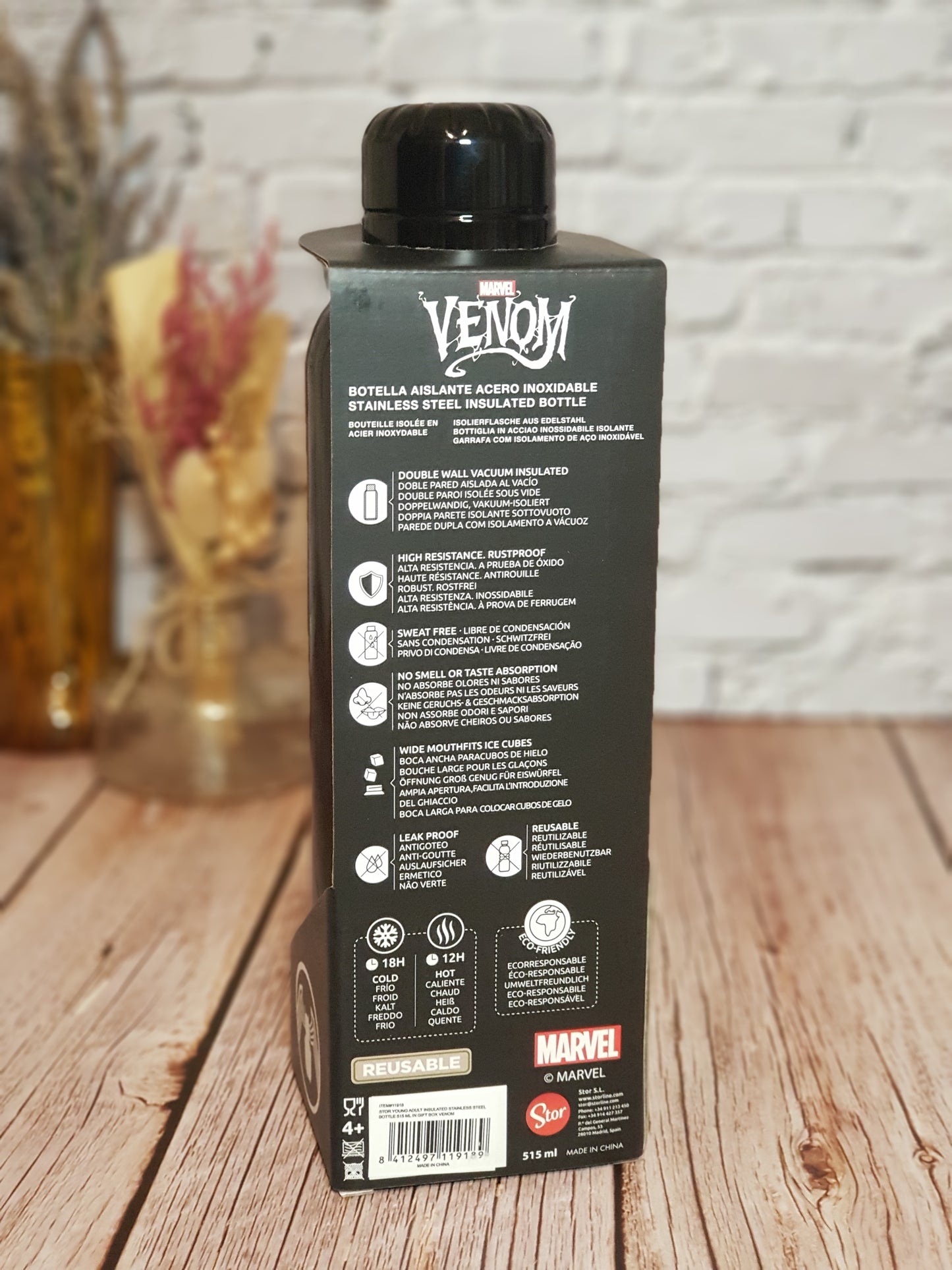 Bouteille Isotherme Venom « Acier inoxydable » - 515 ml | Design Officiel
