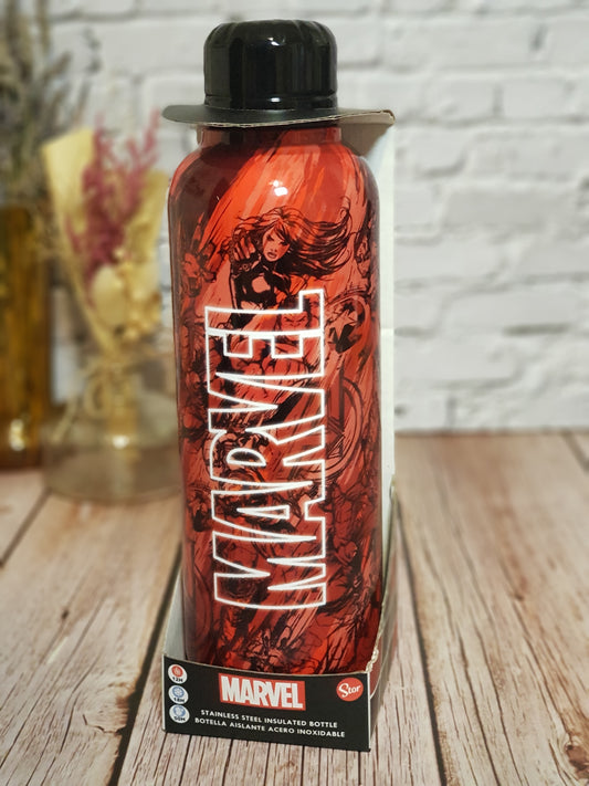 Bouteille Isotherme Marvel « Acier inoxydable » - 515 ml | Design Officiel