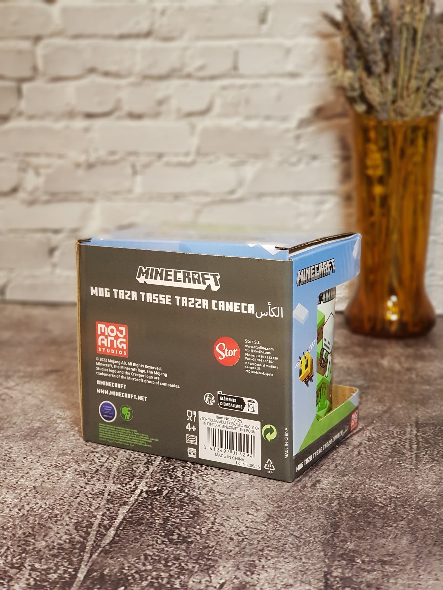 Mug Minecraft TNT Boom « Céramique » - 325 ml | Design Officiel