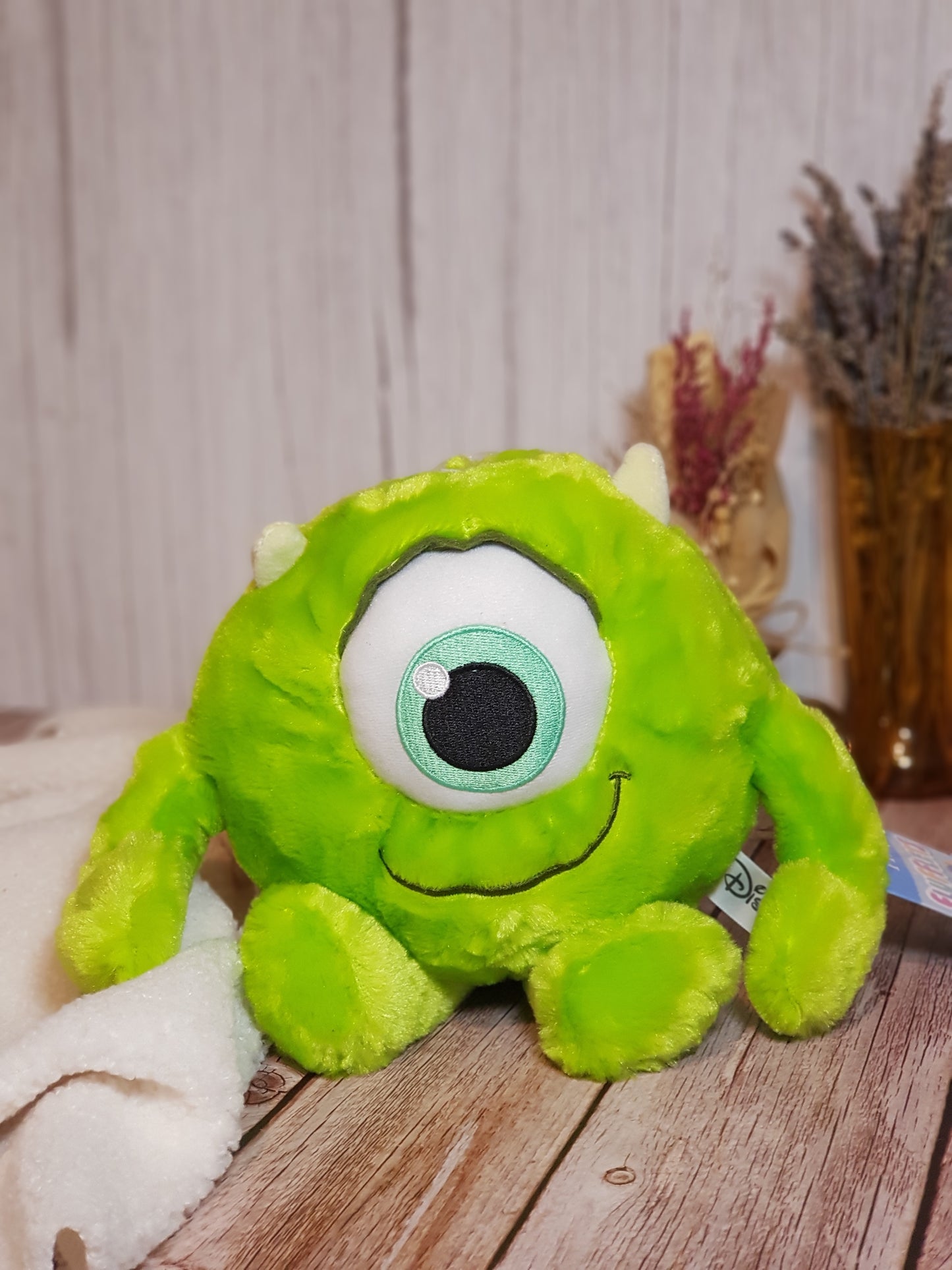 Peluche Bob « Monstres & Cie » - 25 cm | Design Officiel