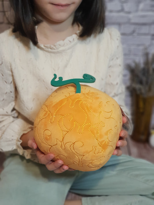 Peluche Fruit du démon de Portgas D. Ace « One Piece » - 15 cm | Design Officiel