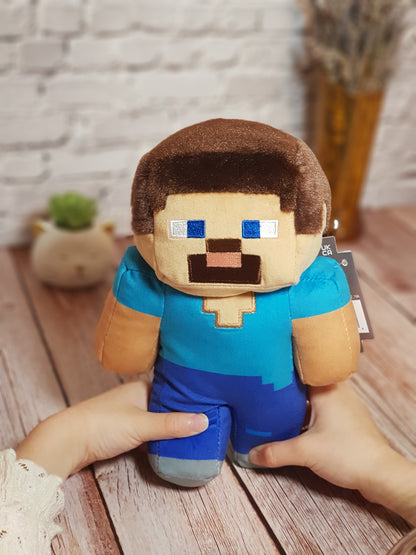 Peluche Steve « Minecraft » - 23 cm | Design Officiel