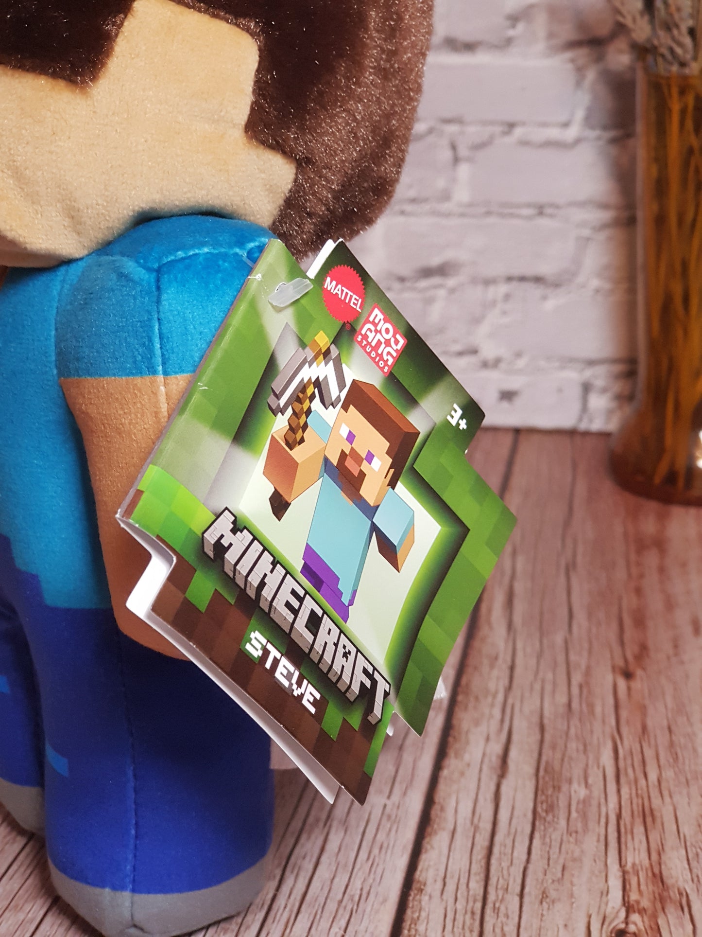 Peluche Steve « Minecraft » - 23 cm | Design Officiel