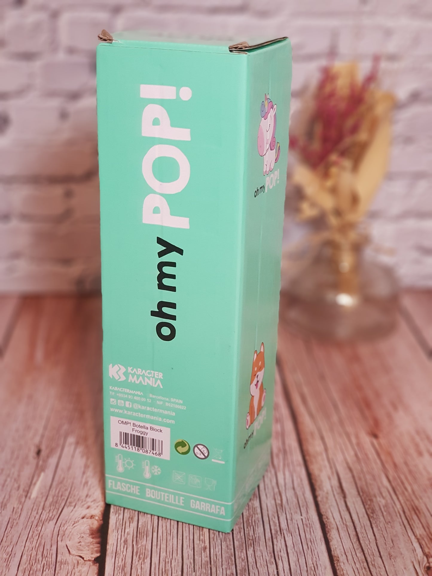 Bouteille Isotherme Froggy « Acier inoxydable » avec affichage température - 500 ml | Design Officiel