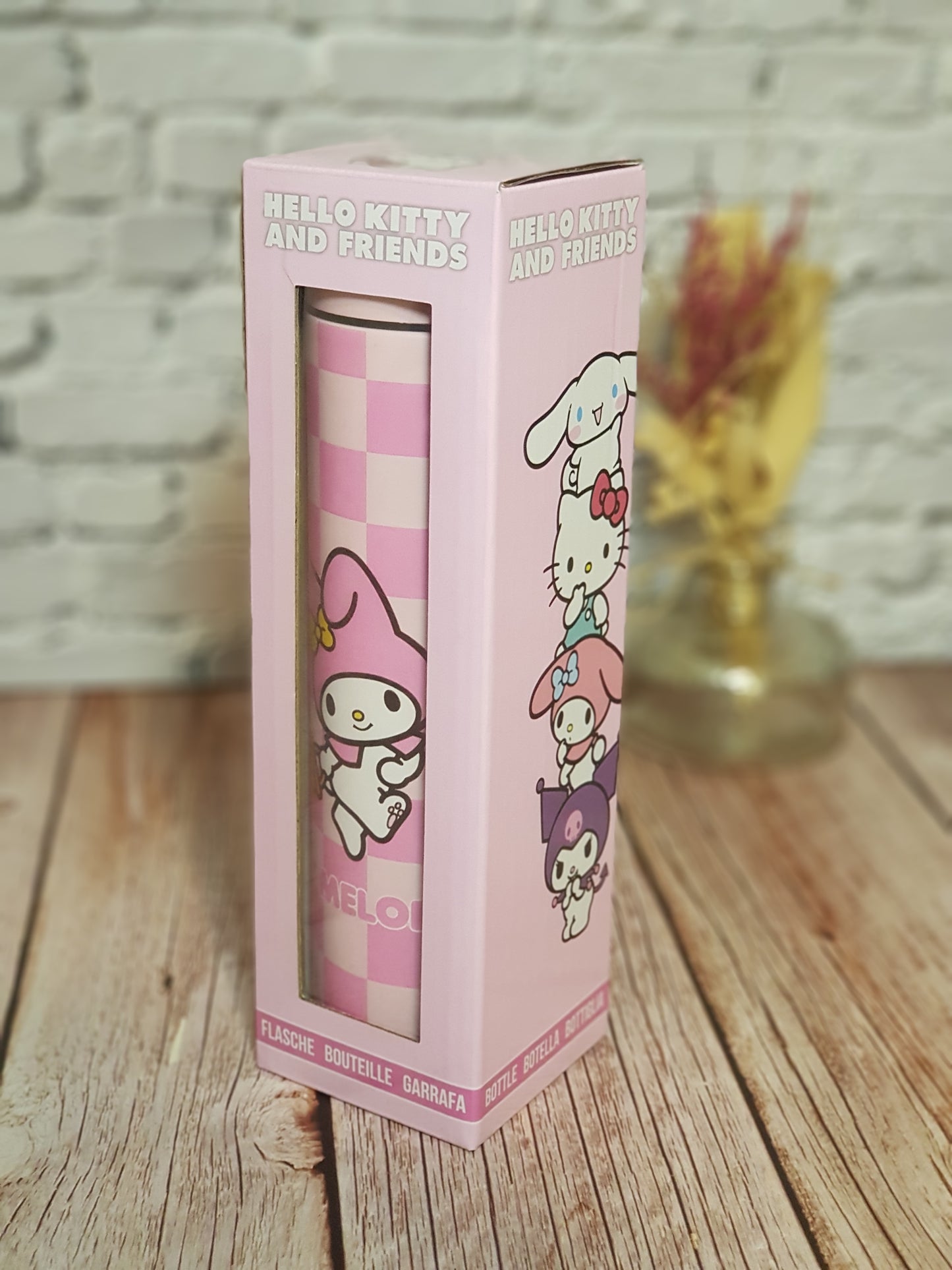 Bouteille Isotherme My Melody « Acier inoxydable » avec affichage température - 500 ml | Design Officiel