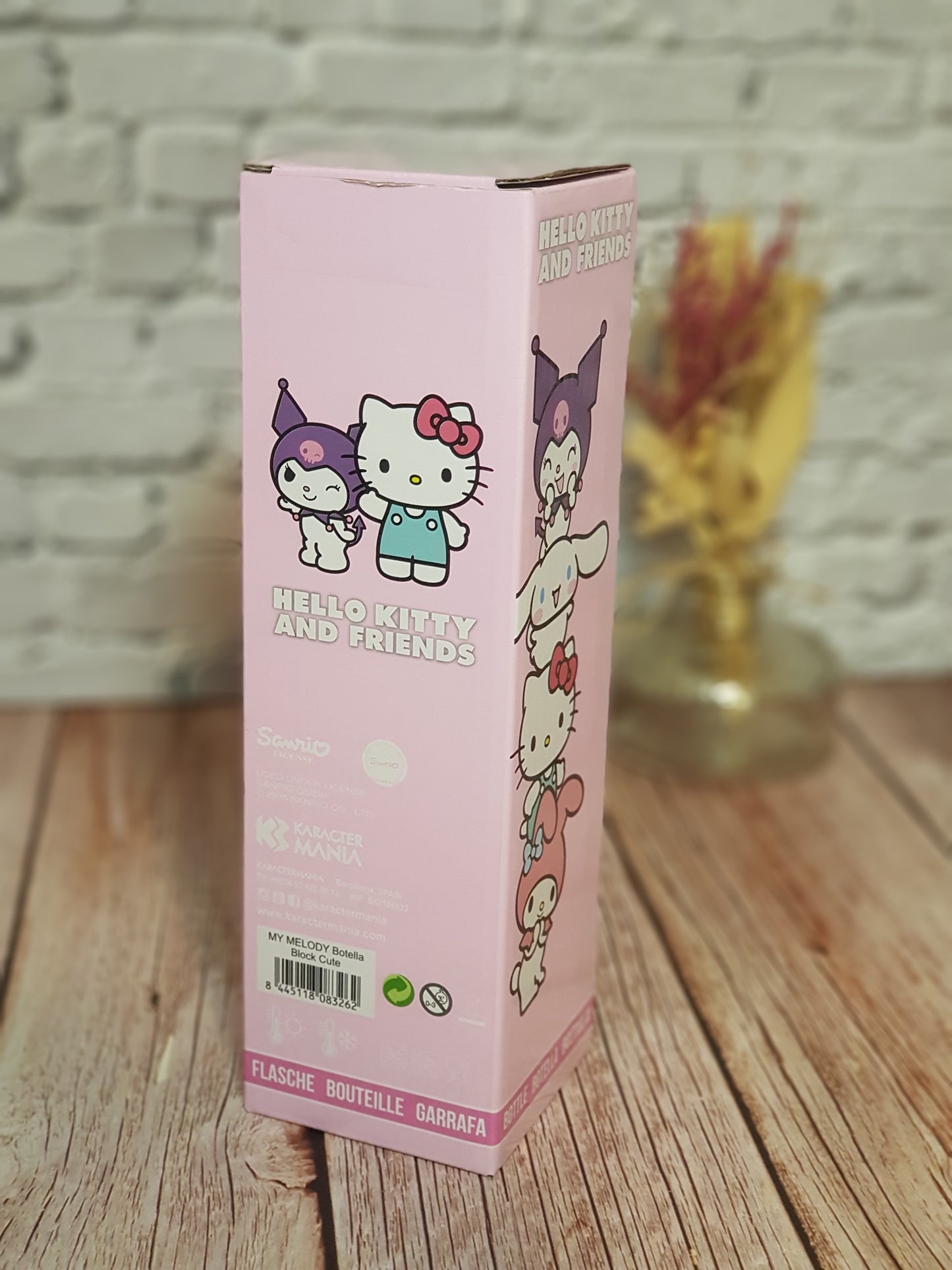 Bouteille Isotherme My Melody « Acier inoxydable » avec affichage température - 500 ml | Design Officiel