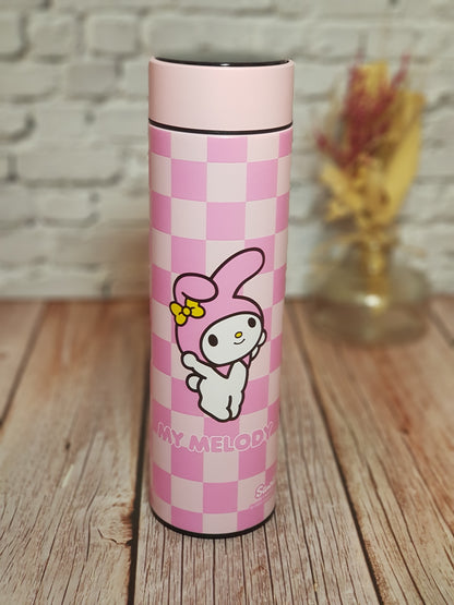 Bouteille Isotherme My Melody « Acier inoxydable » avec affichage température - 500 ml | Design Officiel