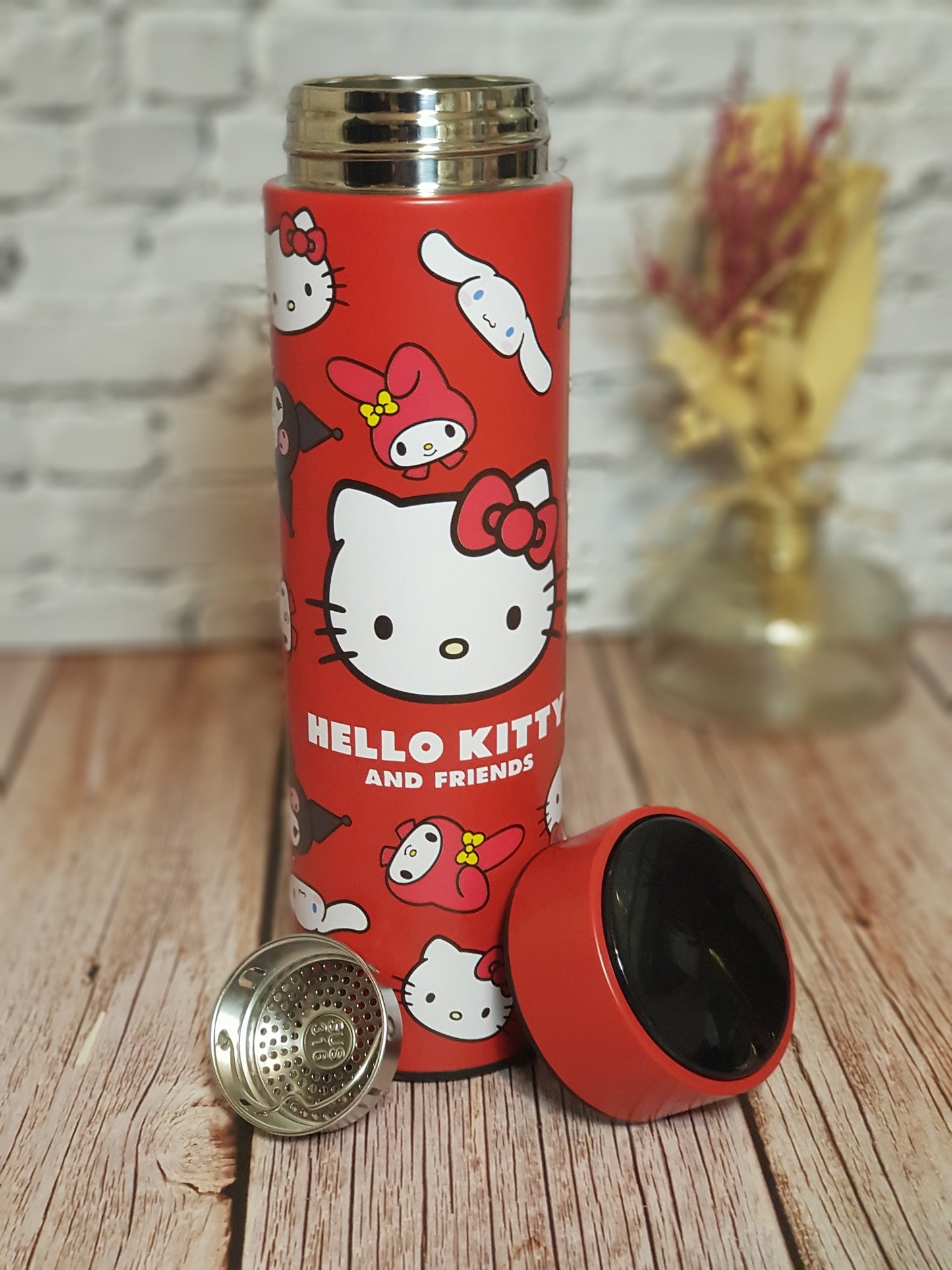 Bouteille Isotherme Hello Kitty « Acier inoxydable » avec affichage température - 500 ml | Design Officiel