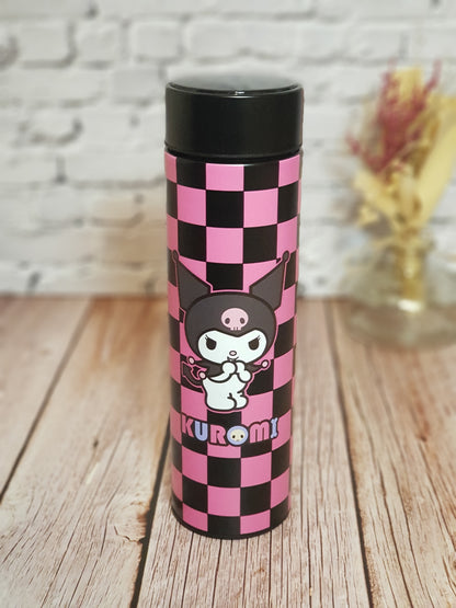 Bouteille Isotherme Kuromi « Acier inoxydable » avec affichage température - 500 ml | Design Officiel