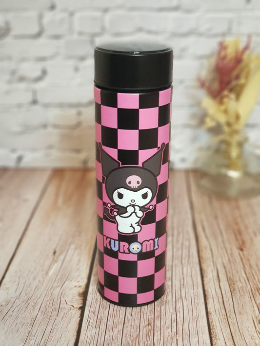 Bouteille Isotherme Kuromi « Acier inoxydable » avec affichage température - 500 ml | Design Officiel