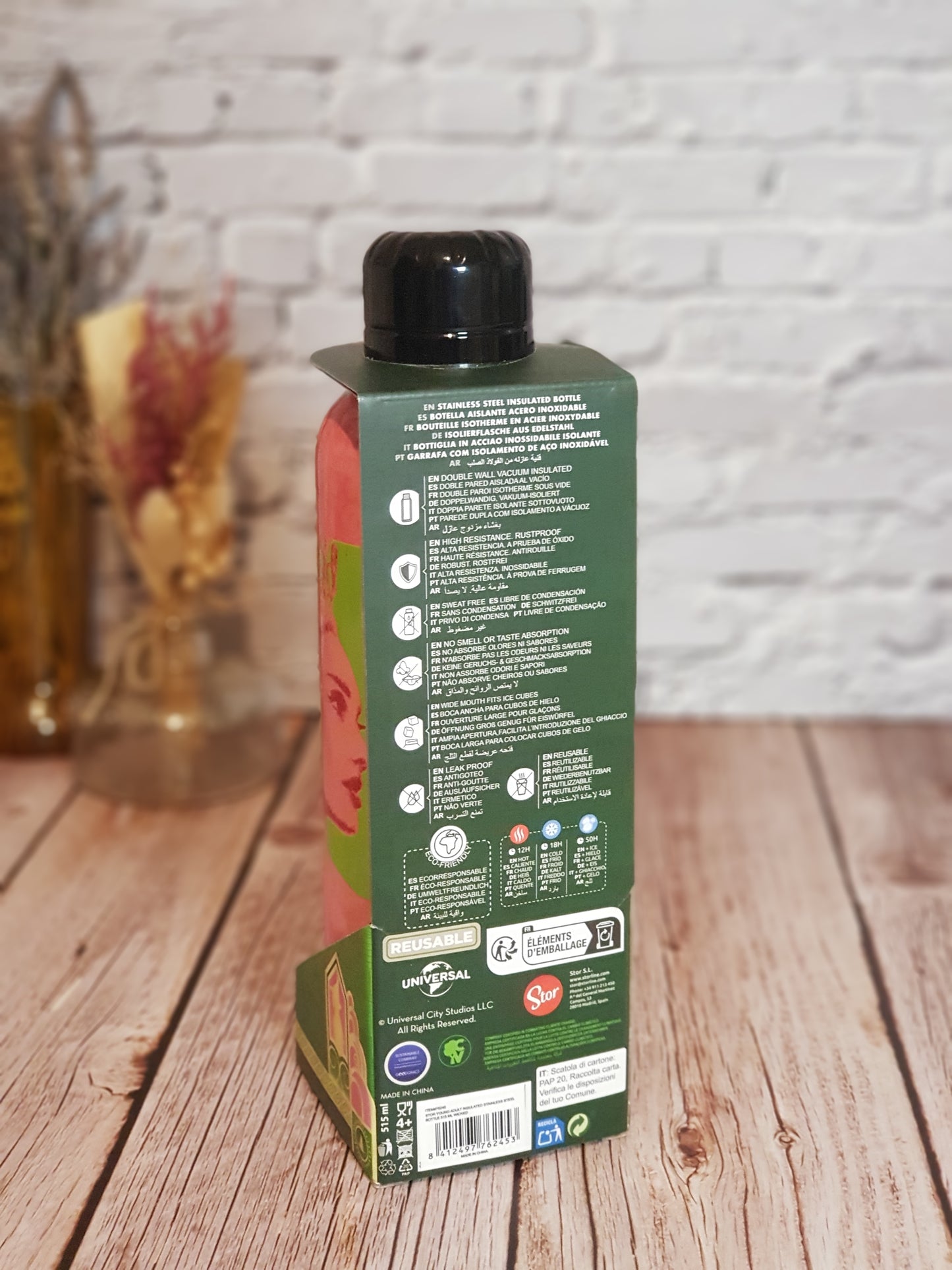 Bouteille Isotherme Wicked « Acier inoxydable » - 515 ml | Design Officiel