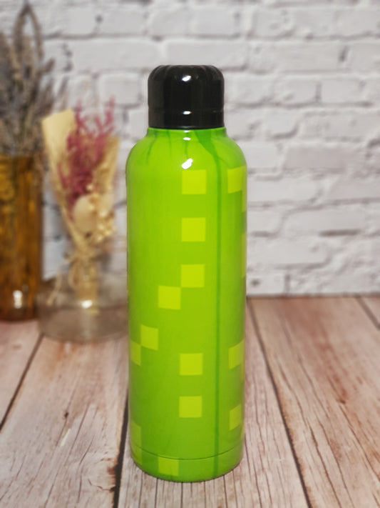 Bouteille Isotherme Minecraft « Acier inoxydable » - 515 ml | Design Officiel