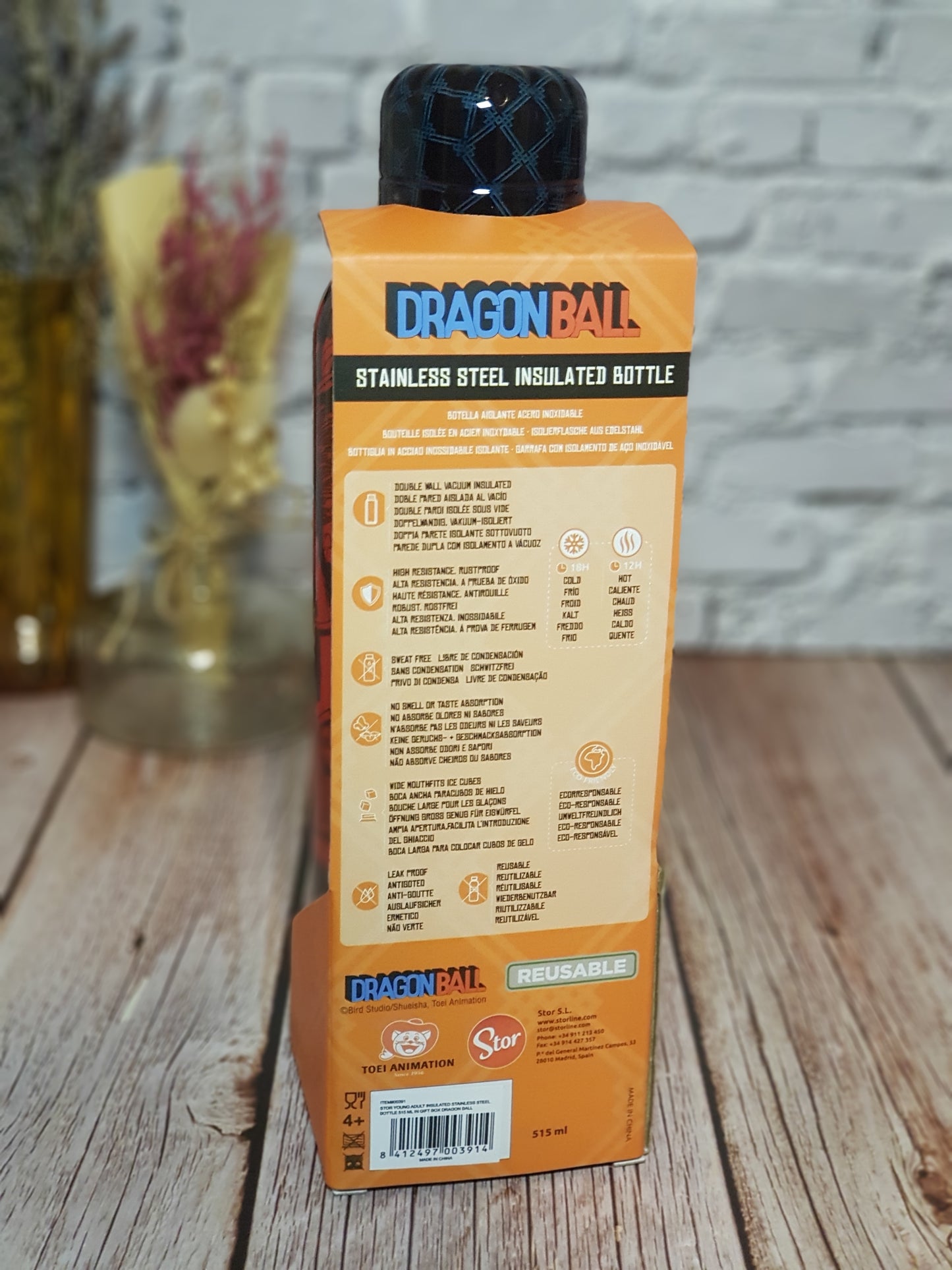 Bouteille Isotherme Dragon Ball « Acier inoxydable » - 515 ml | Design Officiel