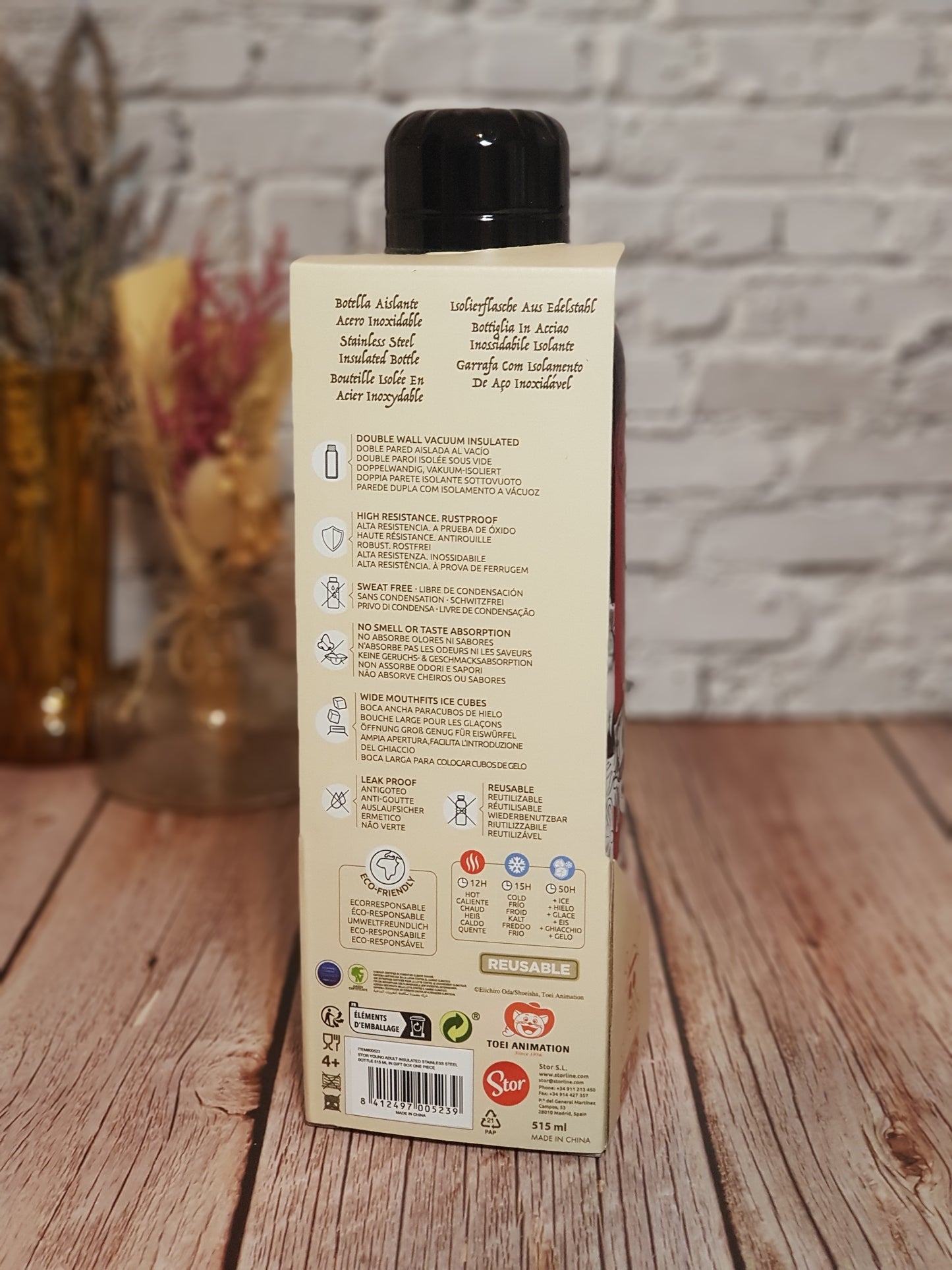 Bouteille Isotherme One Piece « Acier inoxydable » - 515 ml | Design Officiel