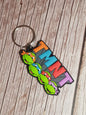 Porte-clés TMNT « Tortues Ninja » - 6 x 4,5 cm | Design Officiel