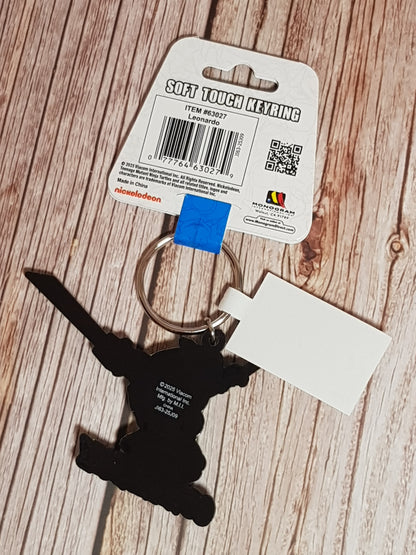 Porte-clés Léonardo « Tortues Ninja » - Environ 6 cm | Design Officiel