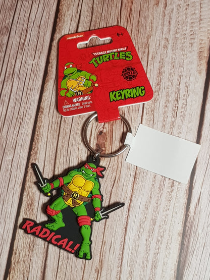 Porte-clés Raphaël « Tortues Ninja » - Environ 6 cm | Design Officiel