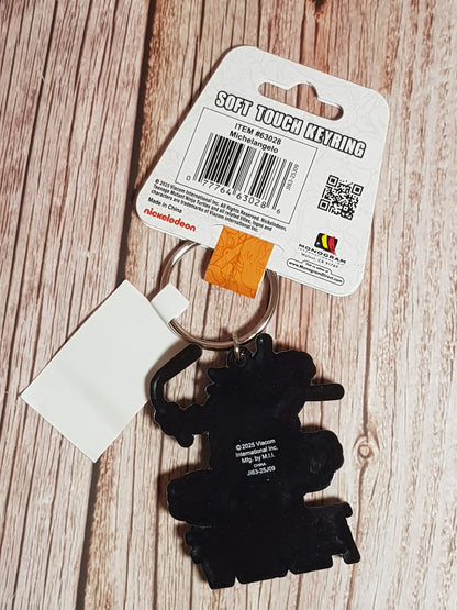 Porte-clés Michelangelo « Tortues Ninja » - Environ 6 cm | Design Officiel