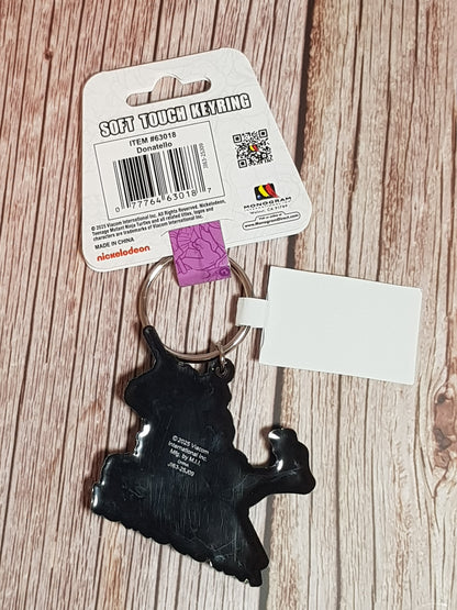 Porte-clés Donatello « Tortues Ninja » - Environ 6 cm | Design Officiel