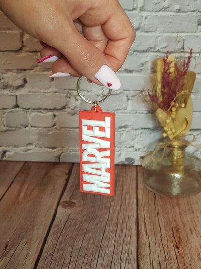 Porte-clés Marvel "Caoutchouc" - 6 x 4,5 cm | Design Officiel