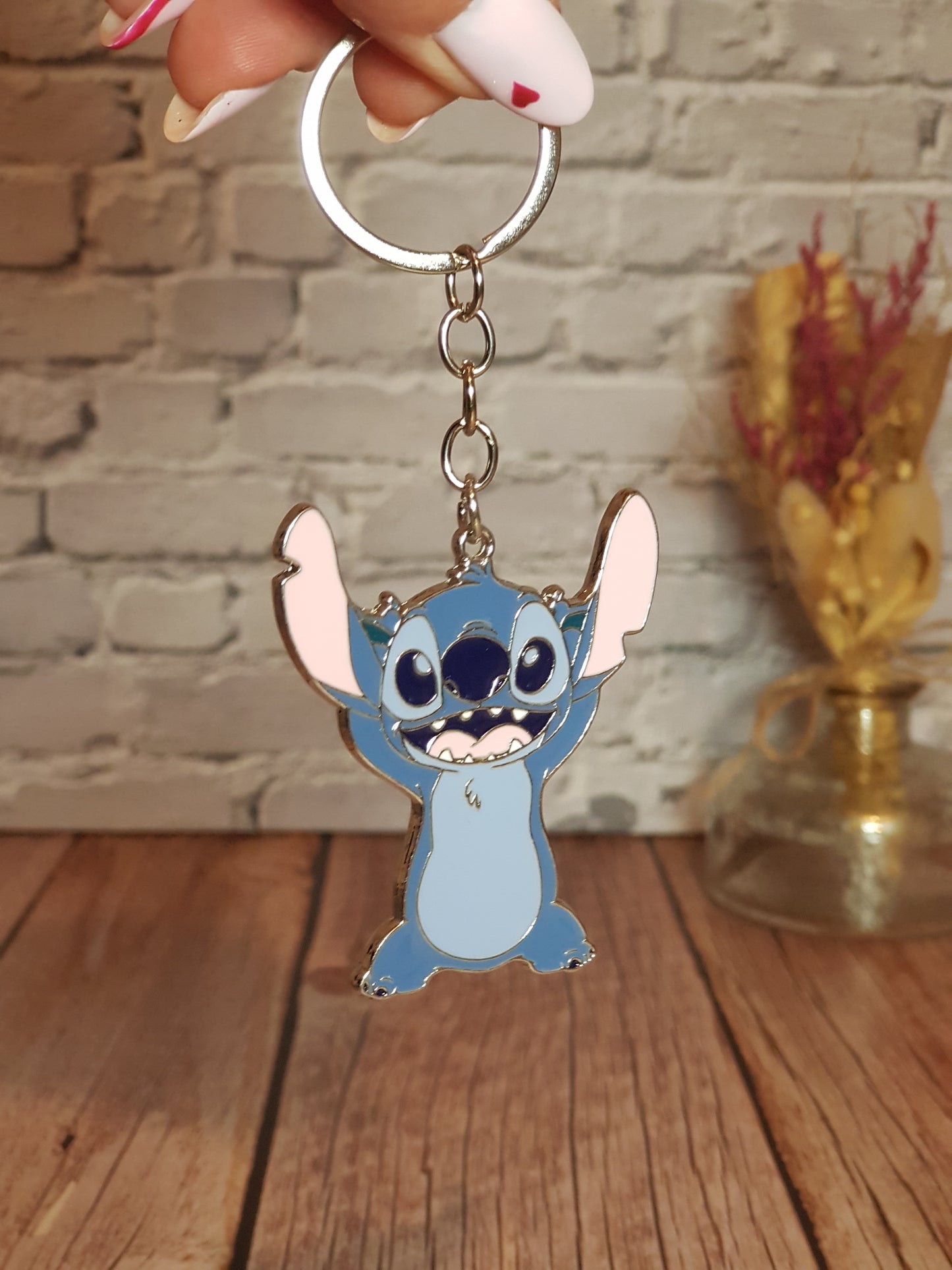 Porte-clés Stitch « Lilo & Stitch » - Environ 6 cm | Design Officiel