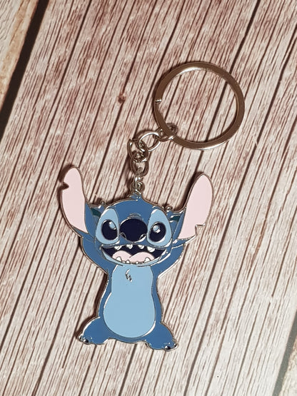 Porte-clés Stitch « Lilo & Stitch » - Environ 6 cm | Design Officiel