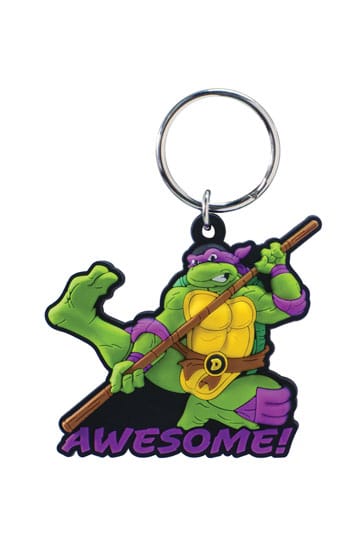 Porte-clés Donatello « Tortues Ninja » - Environ 6 cm | Design Officiel