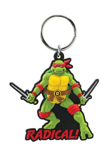 Porte-clés Raphaël « Tortues Ninja » - Environ 6 cm | Design Officiel