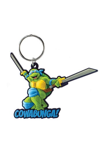 Porte-clés Léonardo « Tortues Ninja » - Environ 6 cm | Design Officiel