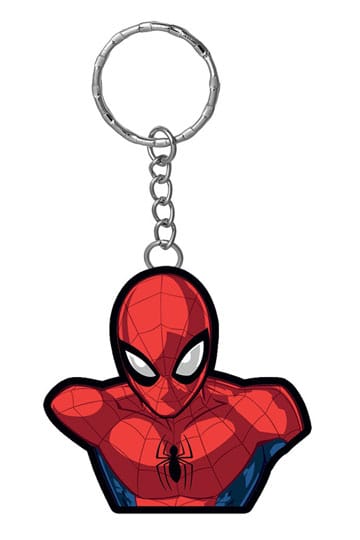 Porte-clés Spider-Man « Caoutchouc » - 4 x 4 cm | Design Officiel